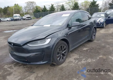 2024 Tesla Model X Long Range from USA, damaged, VIN 7SAXCDE57RF445547